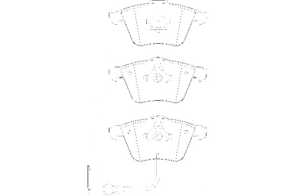 Kit de plaquettes de frein, frein à disque Omnicraft 2135170