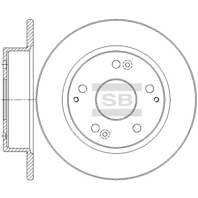 Disque de frein Hi-Q SD4140
