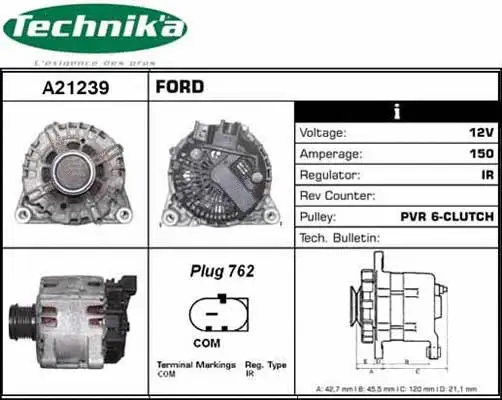 Alternateur Technika A21239