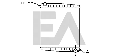 Radiateur, refroidissement du moteur EACLIMA 31R63007