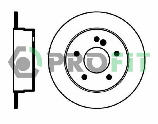 Disque de frein PROFIT 5010-0539
