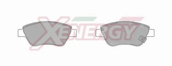 Kit de plaquettes de frein, frein à disque AP XENERGY X40788