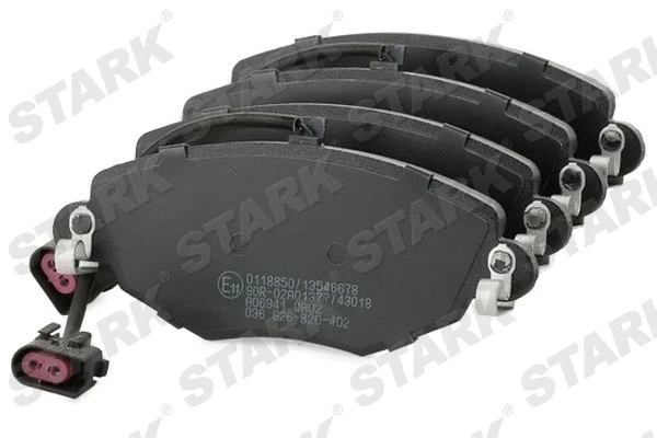 Kit de plaquettes de frein, frein à disque Stark SKBP-0011760