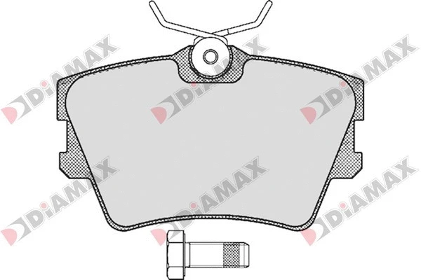 Kit de plaquettes de frein, frein à disque DIAMAX N09562