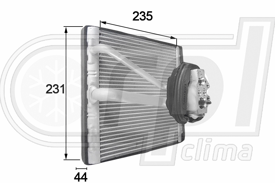 Évaporateur climatisation RPL QUALITY APEVVW0011