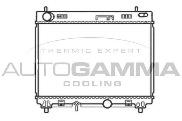 Radiateur, refroidissement du moteur AUTOGAMMA 105061