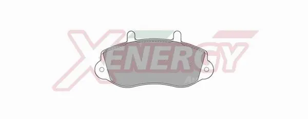 Kit de plaquettes de frein, frein à disque AP XENERGY X40721