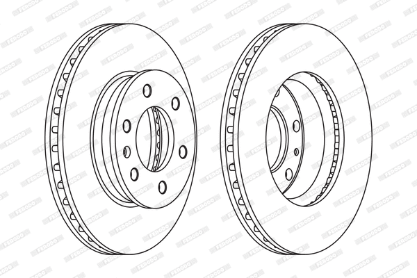 Disque de frein FERODO FCR310C
