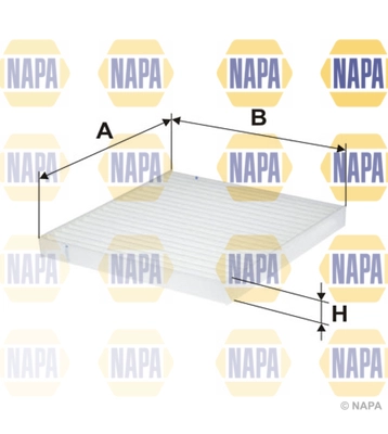 Filtre, air de l'habitacle NAPA NFC4287