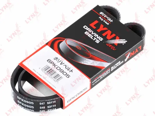 Courroie trapézoïdale à nervures LYNXAUTO 6PK0905