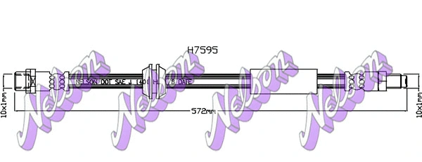 Flexible de frein KAWE H7595