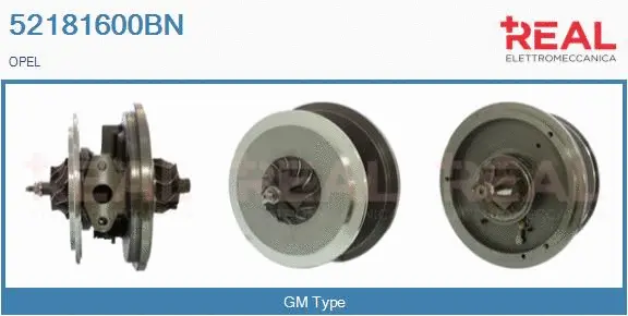 Groupe carter, turbocompresseur REAL 52181600BN