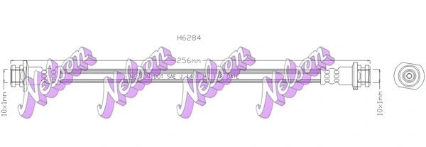 Flexible de frein KAWE H6284