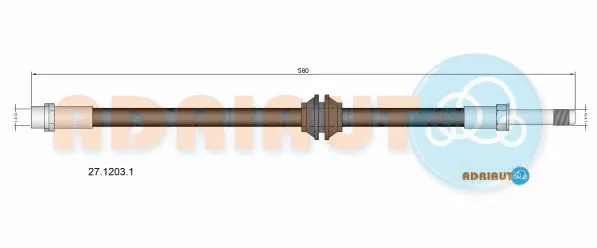 Flexible de frein ADRIAUTO 27.1203.1