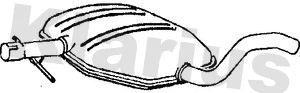 Silencieux central KLARIUS 210585