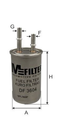 Filtre à carburant MFILTER DF 3604