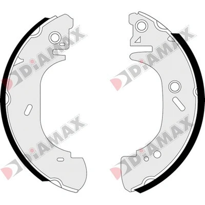 Jeu de mâchoires de frein DIAMAX N01282