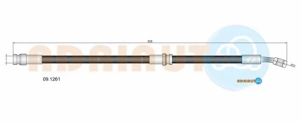 Flexible de frein ADRIAUTO 09.1261