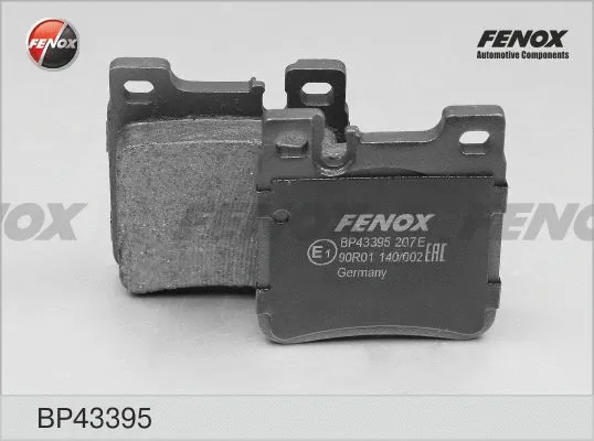 Kit de plaquettes de frein, frein à disque FENOX BP43395