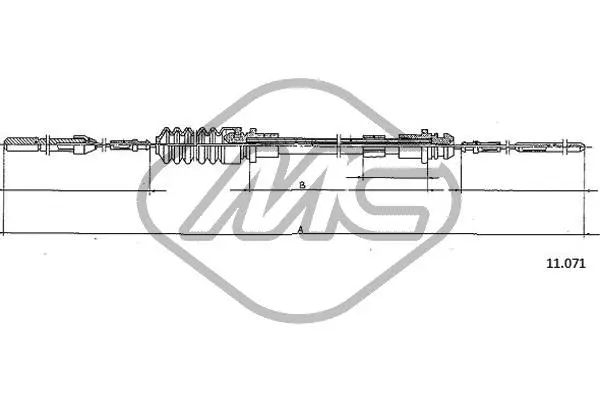 Câble d'accélération Metalcaucho 83816