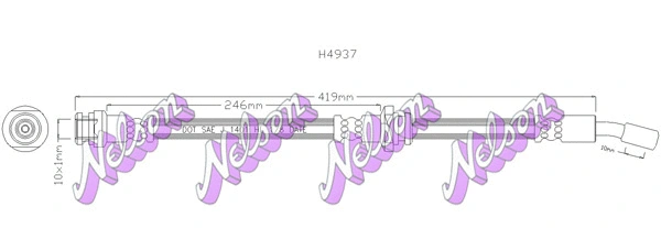 Flexible de frein KAWE H4937