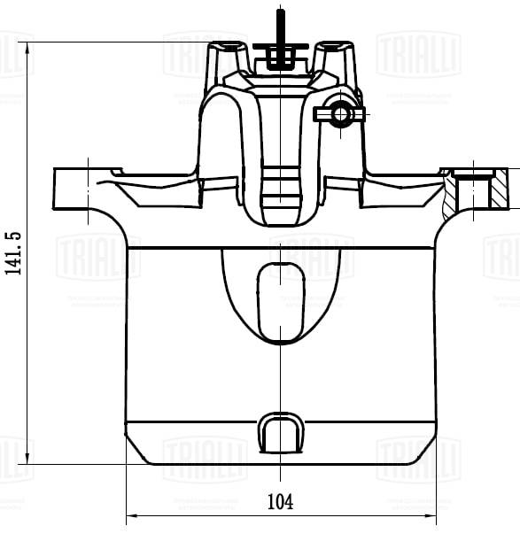 Étrier de frein TRIALLI CF 012109