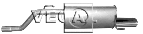 Silencieux arrière VEGAZ GmbH OS-726