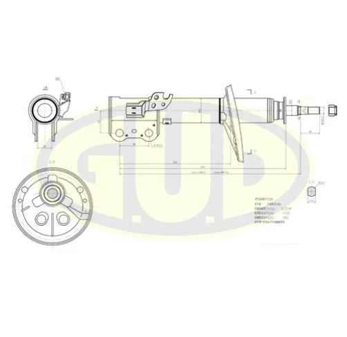 Amortisseur G.U.D. GSA333198