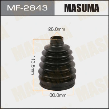 Jeu de joints-soufflets, arbre de commande MASUMA MF-2843