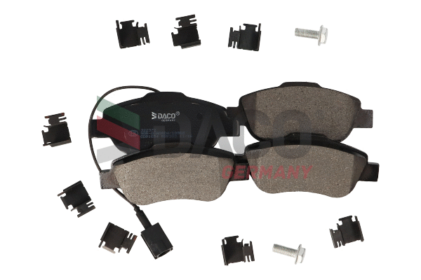 Kit de plaquettes de frein, frein à disque DACO Germany 322372