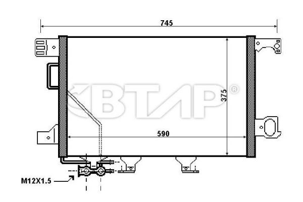 Condenseur, climatisation BTAP BMC819-003