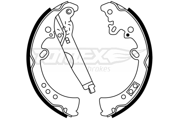 Jeu de mâchoires de frein TOMEX Brakes TX 22-76