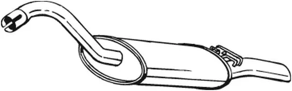 Silencieux arrière BOSAL 105-017