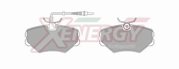 Kit de plaquettes de frein, frein à disque AP XENERGY X40624