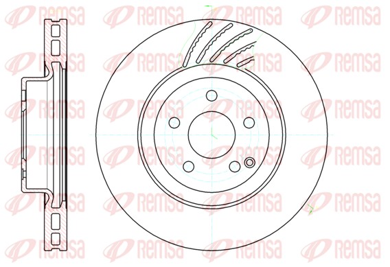 Disque de frein REMSA 61142.10