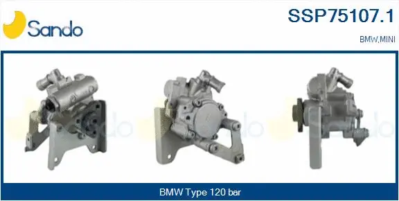 Pompe hydraulique, direction SANDO SSP75107.1