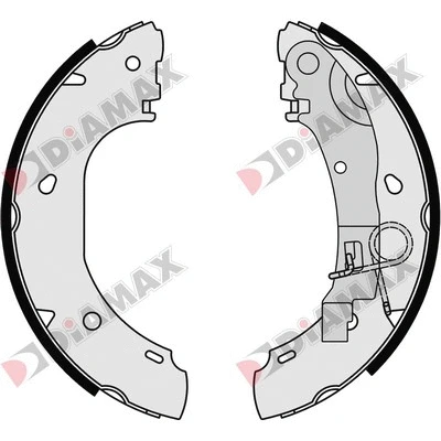 Jeu de mâchoires de frein DIAMAX N01089