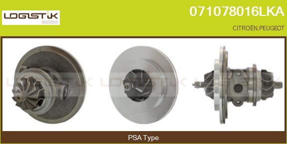 Groupe carter, turbocompresseur LGK 071078016LKA