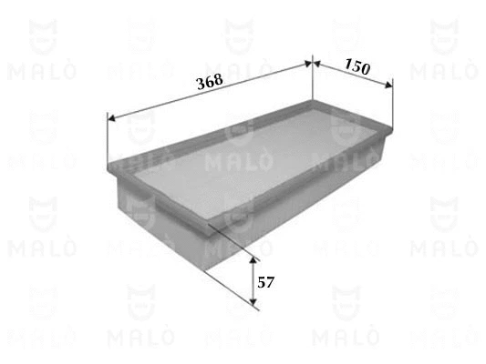Filtre à air AKRON-MALÒ 1500207