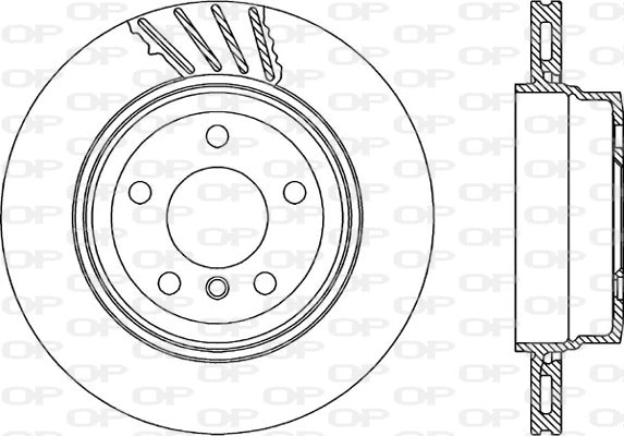 Disque de frein OPEN PARTS BDR2235.20