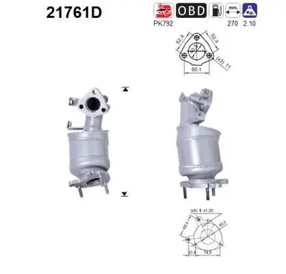 Catalyseur AS 21761D