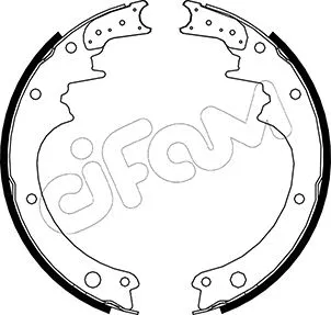Jeu de mâchoires de frein CIFAM 153-275