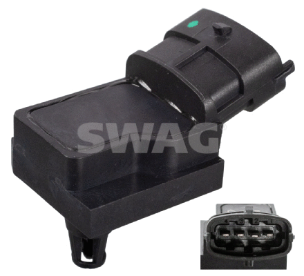 Capteur, pression du tuyau d'admission SWAG 33 10 3730