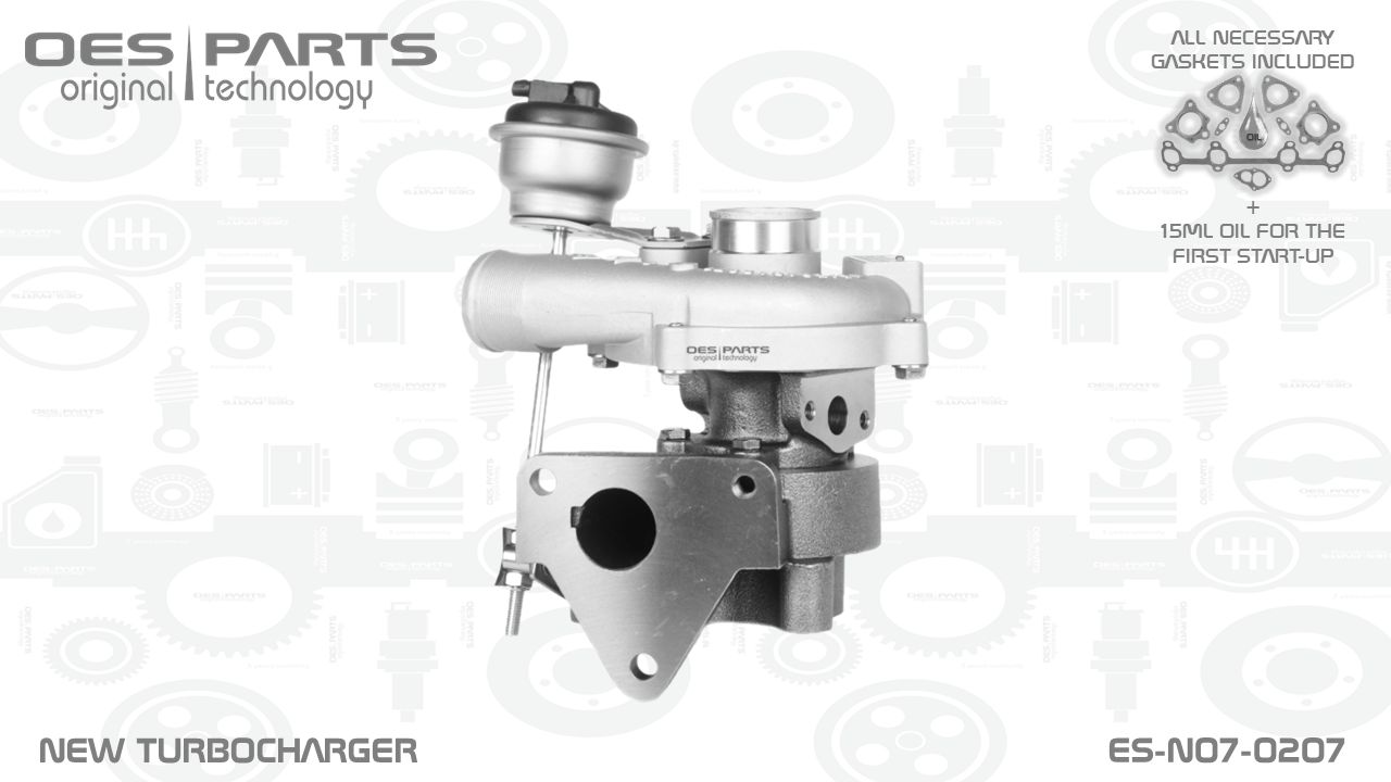 Turbocompresseur, suralimentation OES PARTS ES-N07-0207