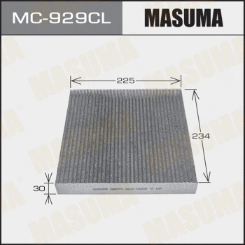 Filtre, air de l'habitacle MASUMA MC-929CL