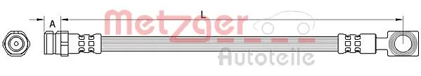Flexible de frein METZGER 4111522