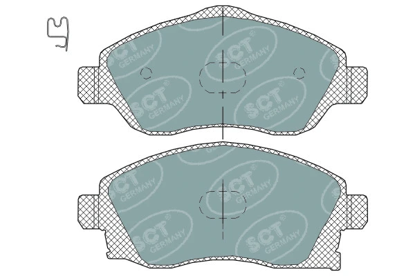 Kit de plaquettes de frein, frein à disque SCT - MANNOL SP 320 PR