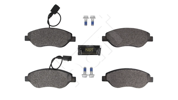 Kit de plaquettes de frein, frein à disque HART 261 755