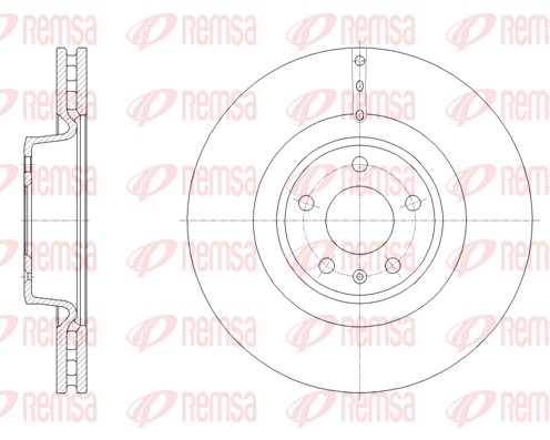Disque de frein REMSA 61670.10