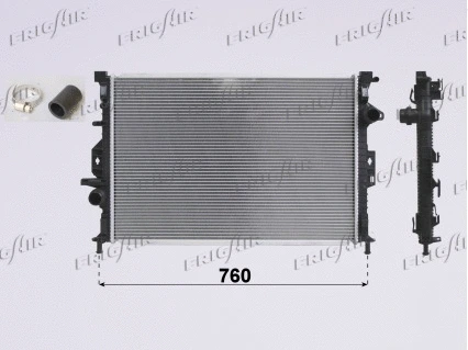 Radiateur, refroidissement du moteur FRIGAIR 0105.3107